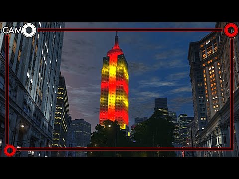 GTA 4 Rotterdam Tower Holiday Lights