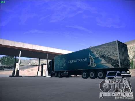 Прицеп для Scania R620 Dubai Trans для GTA San Andreas