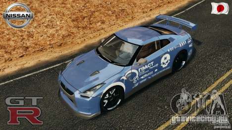 Nissan GT-R 35 rEACT v1.0 для GTA 4
