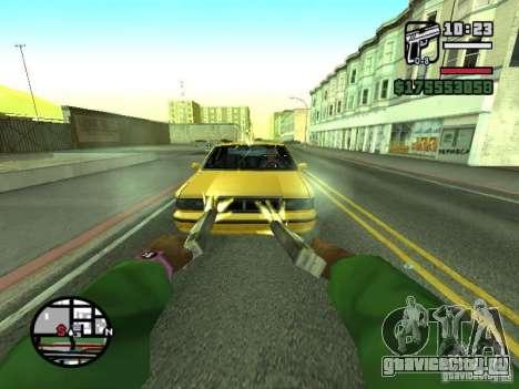 Вид от первого лица (First-Person mod) для GTA San Andreas