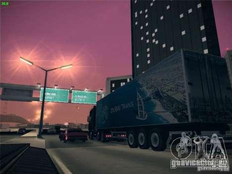 Прицеп для Scania R620 Dubai Trans для GTA San Andreas