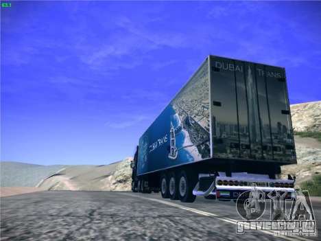 Прицеп для Scania R620 Dubai Trans для GTA San Andreas