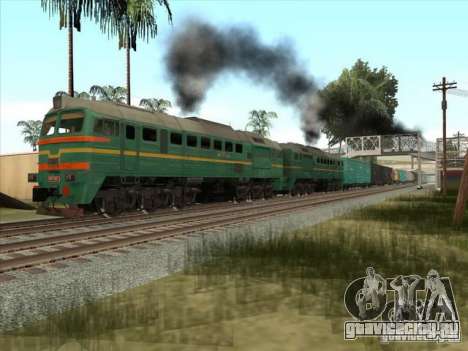 Грузовой тепловоз 2М62-1184 для GTA San Andreas