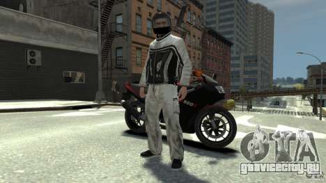 BIKER BOYZ Clothes and HELMET Version 1.1 для GTA 4