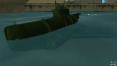 Seehund Midget Submarine skin 1 для GTA Vice City