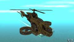 Вертолёт из игры TimeShift Коричневый для GTA San Andreas