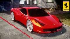 Ferrari 458 Italia Dub Edition для GTA 4