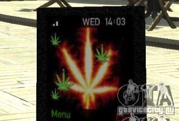Ganja PhoneCell Theme для GTA 4
