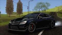 Mercedes C63 AMG Black Series 2012 для GTA San Andreas