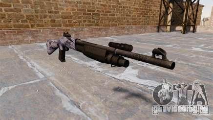 Ружьё Benelli M3 Super 90 blue tiger для GTA 4