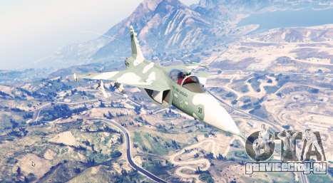 Saab JAS 39 Gripen [replace] для GTA 5