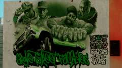 Grove Street 4 Life Wall для GTA San Andreas