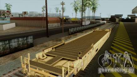 Вагон-платформа (желтый окрас) для GTA San Andreas