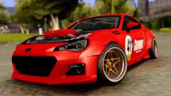 Subaru BRZ Rocket Bunny Red для GTA San Andreas