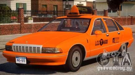 1991 Chevrolet Caprice Taxi v2 для GTA 4
