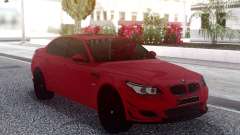 BMW M5 E60 Red Sedan для GTA San Andreas