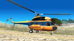 Советский вертолет Ми-2 Аэрофлот для GTA San Andreas