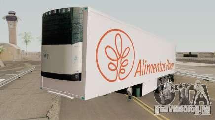 Remolque Alimentos Polar для GTA San Andreas