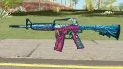 CS:GO M4A1 (Hyper Beast Skin) для GTA San Andreas
