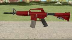 CS:GO M4A1 (Red Skin) для GTA San Andreas
