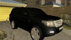 Toyota Land Cruiser 200 2008 Black для GTA San Andreas