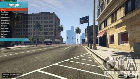 Menyoo PC Single-Player Trainer Mod v1.0.1 для GTA 5