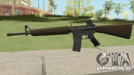 M16A2 Partial Desert Camo (Stock Mag) для GTA San Andreas