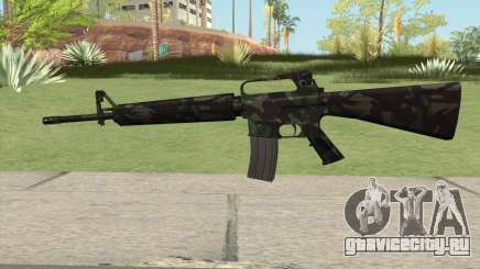 M16A2 Full Forest Camo (Stock Mag) для GTA San Andreas