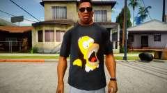 Homer Simpson T-Shirt для GTA San Andreas