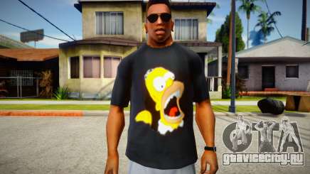 Homer Simpson T-Shirt для GTA San Andreas
