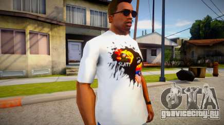 Cactus Slatt White Tee для GTA San Andreas