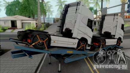 Transporter Cargo Truck Trailer для GTA San Andreas