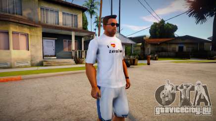 I Love Zerotwo Shirt For CJ Original для GTA San Andreas