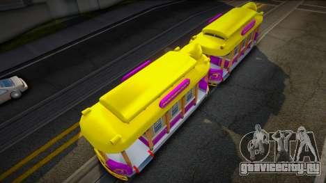 Mario Kart 8 Tram W для GTA San Andreas