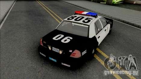 Ford Crown Victoria 2011 CVPI LAPD для GTA San Andreas