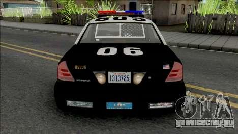 Ford Crown Victoria 2011 CVPI LAPD для GTA San Andreas