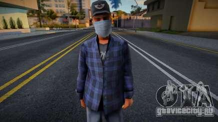 Wmycd1 в защитной маске для GTA San Andreas