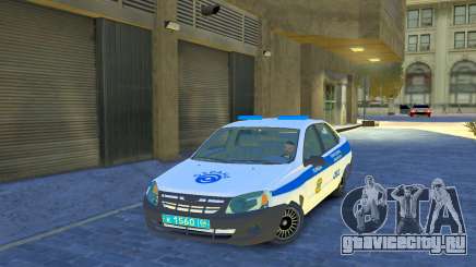 Lada Granta Полиция для GTA 4