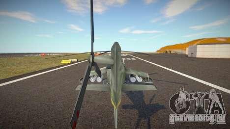 Mi-35 Hind (with Woodland camouflage) для GTA San Andreas