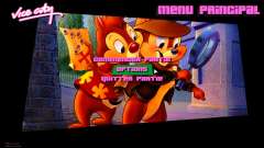 Чип и Дейл меню для GTA Vice City