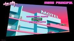 Новое меню (фон) для GTA Vice City