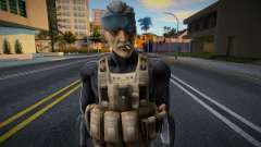 Solid Snake Black для GTA San Andreas