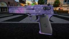 Purple Birds Desert Eagle для GTA San Andreas