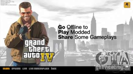 GTA IV Menu Screen Mod для GTA 4