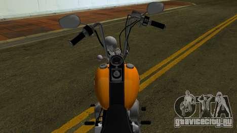 Harley-Davidson FXST Softail для GTA Vice City
