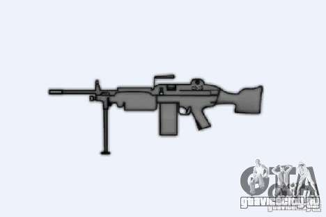 Пулемёт M249SAW для GTA 4