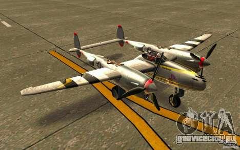 P38 Lightning для GTA San Andreas