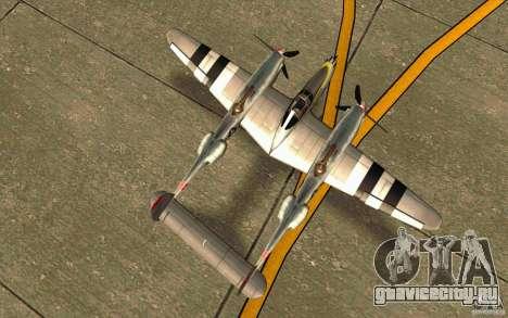 P38 Lightning для GTA San Andreas