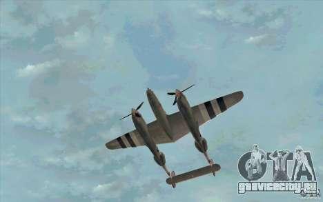 P38 Lightning для GTA San Andreas