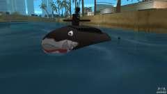 Vice City Submarine with face для GTA Vice City